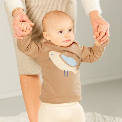 DAY T-Shirt Lange Mouw - Mocha - Mt. 50/56