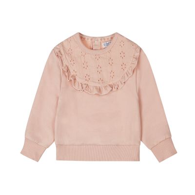 Dirkje Angliase Trui Broderie - Light Coral