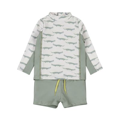 Dirkje Croco UV Pakje 2-Delig - Dusty Green