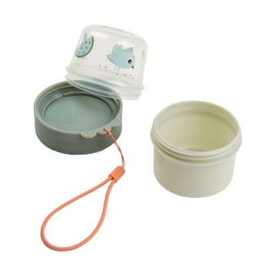 Done By Deer Snack Container S To go 2-Way Birdee Green