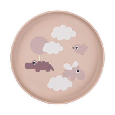 Done By Deer Foodie Plate Happy Clouds Powder