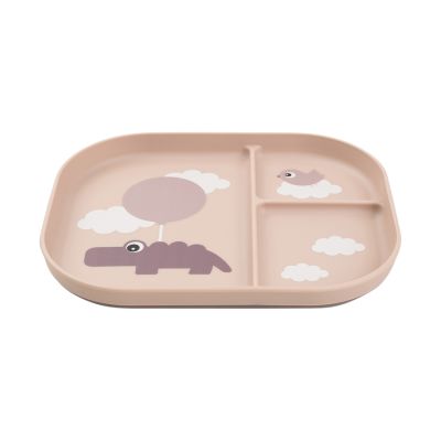 Done By Deer Foodie Compartment Plate Happy Clouds Powder