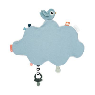 Done By Deer Knuffeldoekje Happy Clouds Blue