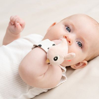 Done By Deer Wrist Rattle Set Happy Clouds Blue 2-Pack
