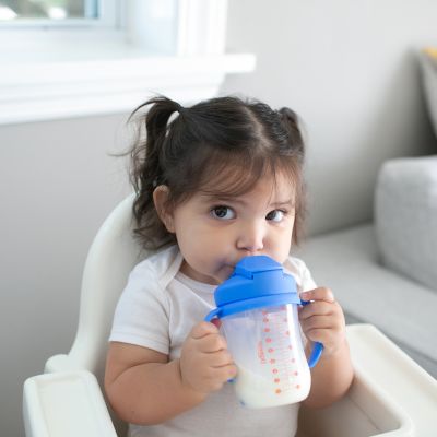 Dr. Brown's Beker Rietje Baby's Eerste Blauw 270ml