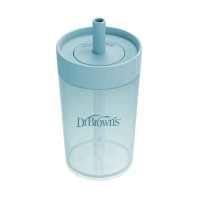 Dr. Brown’s Rietje naar 360° Beker Set - Ocean Blue 