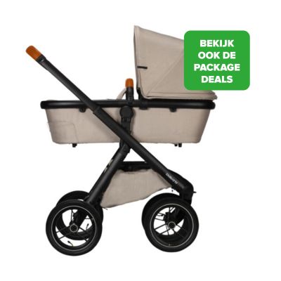 Dubatti One E5 Kinderwagen 2-in-1 Frame Black/Cognac