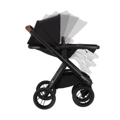 Dubatti One E6 Kinderwagen 2-in-1 - Dark Brown / Pitch Black Dubatti One E6 Kinderwagen 2-in-1 - Dark Brown / Pitch Black