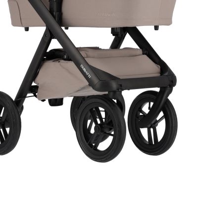 Dubatti One E6 Kinderwagen 2-in-1 - Dark Brown / Soft Taupe
