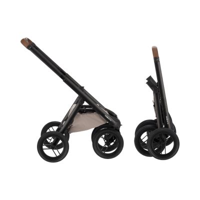Dubatti One E6 Kinderwagen 2-in-1 - Dark Brown / Soft Taupe