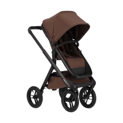 Dubatti One E6 Kinderwagen 2-in-1 - Black / Walnut Brown