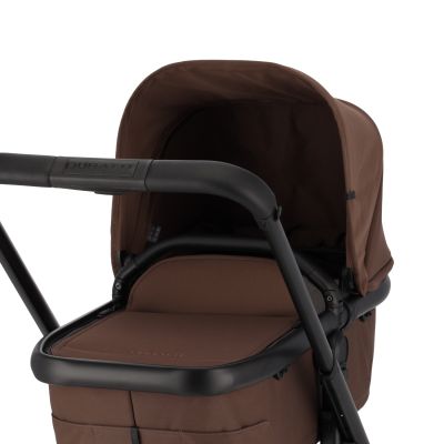 Dubatti One E6 Kinderwagen 2-in-1 - Black / Walnut Brown