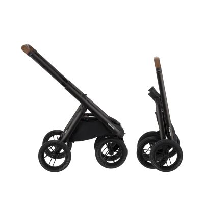 Dubatti One E6 Kinderwagen 2-in-1 - Dark Brown / Pitch Black Dubatti One E6 Kinderwagen 2-in-1 - Dark Brown / Pitch Black