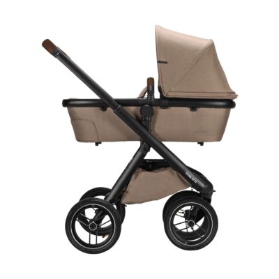 Dubatti One E5 Kinderwagen 2-in-1 Taupe Frame Black/Dark Brown