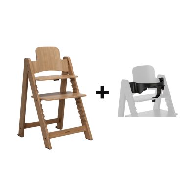 Kidsmill Up! Kinderstoel incl. Kunststof Babyset Zwart