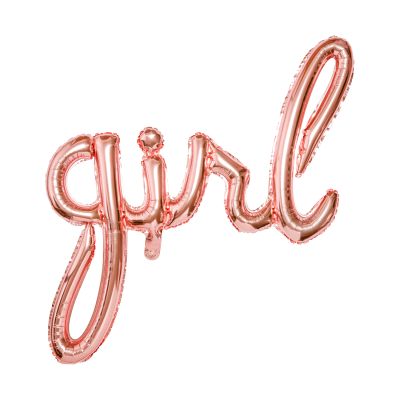 Jep! Kids Folie Ballon Girl Rose Gold 77 x 70 cm