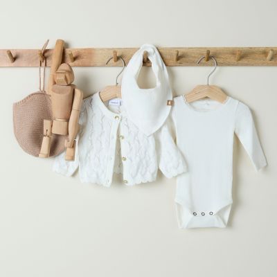 Name It Kab Lace Romper - Maat 56 - Cloud Dancer