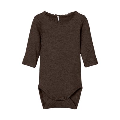 Name It Lace Romper - Kab NOOS - Delicioso Melange