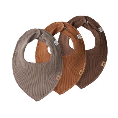 Name It Yvetti Bandana Slabbetjes 3-Pack Mustang / Argan