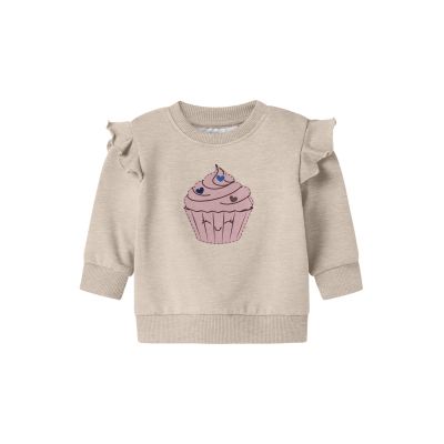 Name It Nilda Sweatshirt - Maat 68 - Peyote Melange