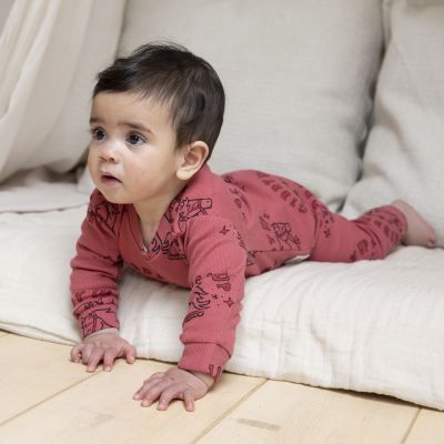 Feetje Howdy Holly Pyjama - Maat 62 - Berry Feetje Howdy Holly Pyjama - Maat 62 - Berry