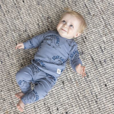 Feetje Willy Walrus Pyjama - Maat 56 - Blauw