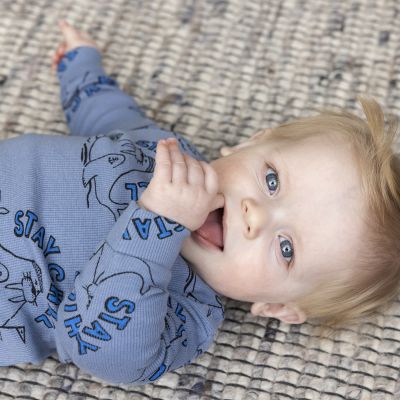 Feetje Willy Walrus Pyjama - Maat 56 - Blauw