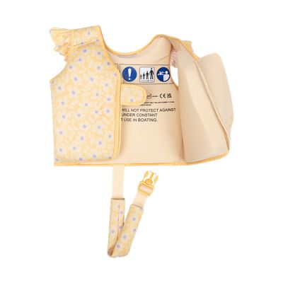 Swim Essentials Zwemvest - 1-2 Years / 11-15 Kg - Yellow Flowers