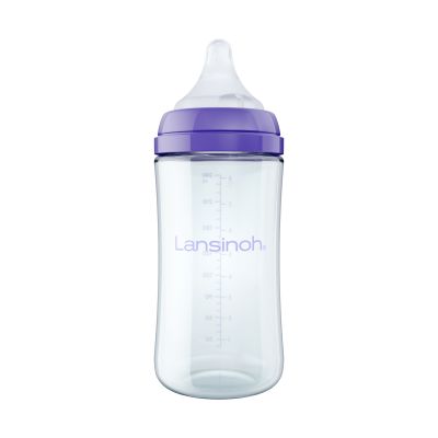 Lansinoh Natural Wave Fles - Glas - 240ml Lansinoh Natural Wave Fles - Glas - 240ml