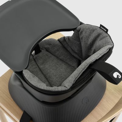 Hannie Draagbare Kinderstoel – Charcoal Black Hannie Draagbare Kinderstoel – Charcoal Black