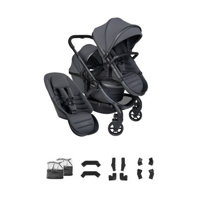 ICandy Peach 8 Double Kinderwagen 2-in-1 - Grey 