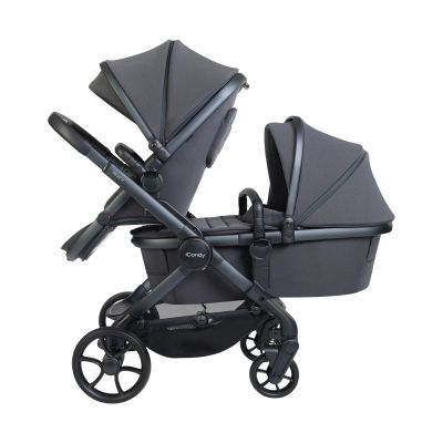 ICandy Peach 8 Double Kinderwagen Complete Bundel - Grey ICandy Peach 8 Double Kinderwagen Complete Bundel - Grey