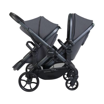 ICandy Peach 8 Double Kinderwagen Complete Bundel - Grey ICandy Peach 8 Double Kinderwagen Complete Bundel - Grey
