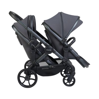 ICandy Peach 8 Double Kinderwagen Complete Bundel - Grey ICandy Peach 8 Double Kinderwagen Complete Bundel - Grey