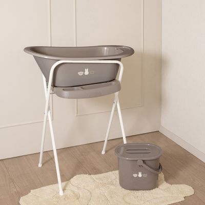 Bébé-Jou Babybad Click - Miffy and Friends - Chalk Brown