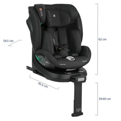 Kikkaboo Autostoel i-Twist Licht Grijs (40-150 cm)