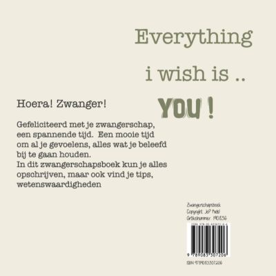 Jep! Kids Zwangerschapsboek Smoke Green
