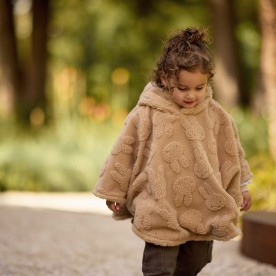 Jollein Nijntje Jacquard Teddy Cosy Poncho - Fleece - Biscuit Jollein Nijntje Jacquard Teddy Cosy Poncho - Fleece - Biscuit
