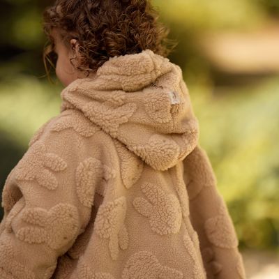 Jollein Nijntje Jacquard Teddy Cosy Poncho - Fleece - Biscuit Jollein Nijntje Jacquard Teddy Cosy Poncho - Fleece - Biscuit