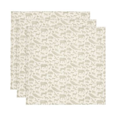 Jollein Multidoek Hydrofiel Animals 3 pack