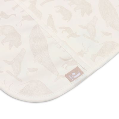 Jollein Slab Waterproof Met Mouw Animals Nougat