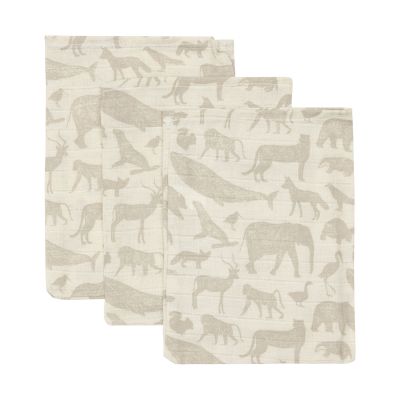Jollein Animals Washandje 3 Stuks