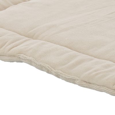 Jollein Tweeling parkkleed - Basic Knit - 71 x 122 cm - Oatmeal