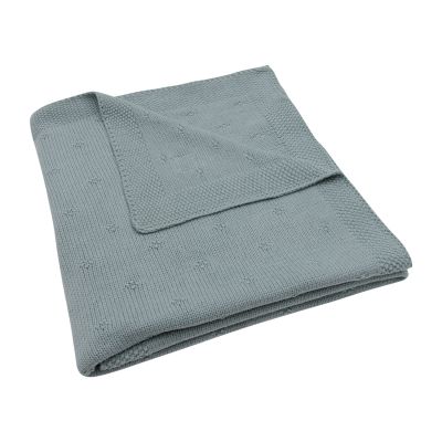 Jollein Cosy Knit Ledikantdeken - 100 x 150 cm - Sea Green