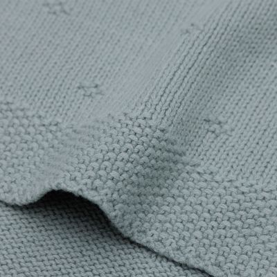 Jollein Cosy Knit Ledikantdeken - 100 x 150 cm - Sea Green
