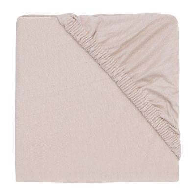 Jollein Hoeslaken Boxmatras Rond Jersey Nougat 95 cm
