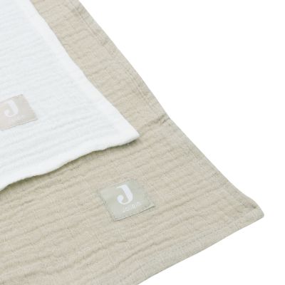 Jollein Multidoek tetra Large Olive Green / Ivory 115 x 115 cm 2-Pack Jollein Multidoek tetra Large Olive Green / Ivory 115 x 115 cm 2-Pack