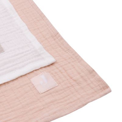 Jollein Multidoek Hydrofiel Large Wild Rose / Ivory 115 x 115 cm 2-Pack