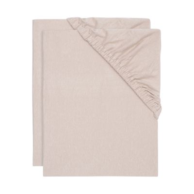 Jollein Jersey Hoeslaken 60x120 Cm 2 Pack