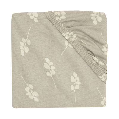 Jollein Jersey Twig Hoeslaken Olive Green